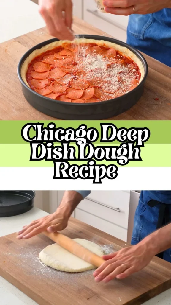 Enjoy this Chicago Deep Dish Dough