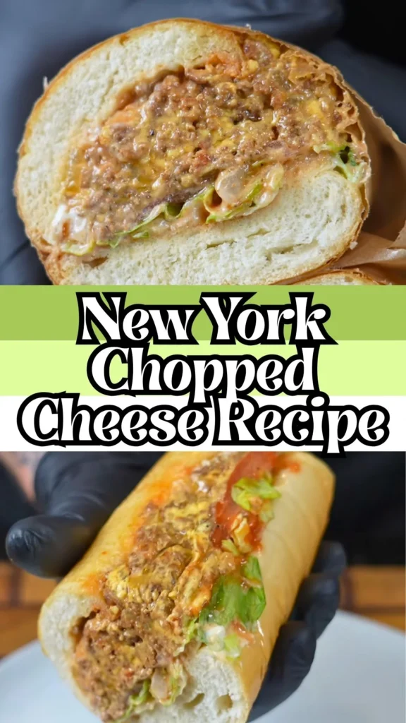 Enjoy this New York Chopped Cheese