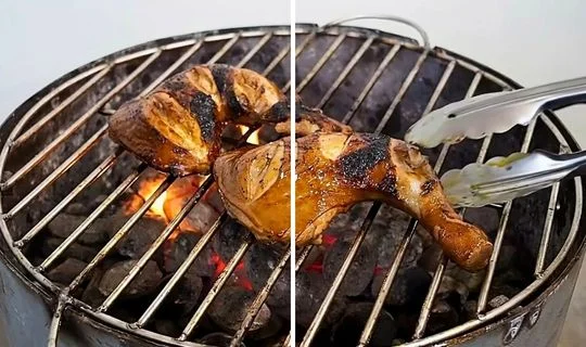 Finish Grilling with Constant Basting