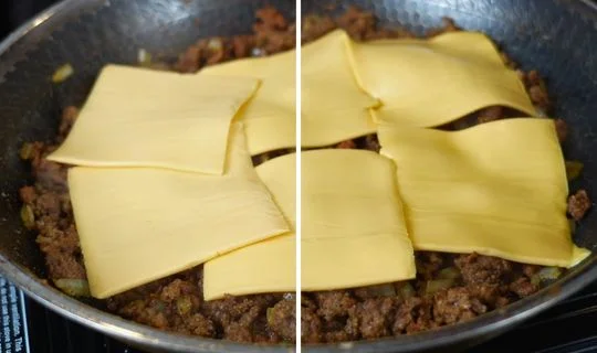 Melt the American Cheese