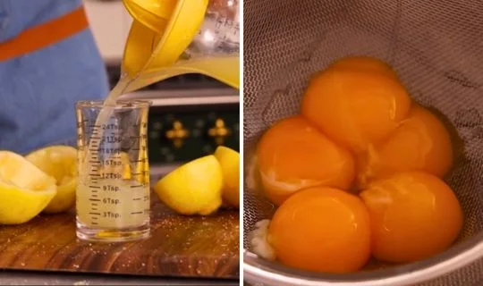 Prepare the Egg Yolks