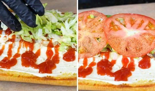 Toast the Hoagie Rolls