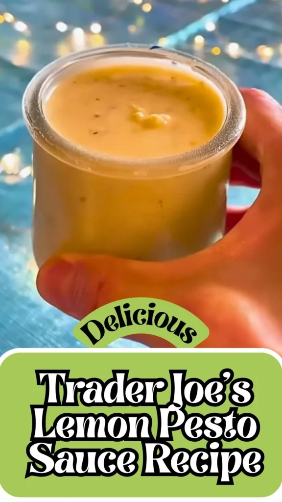 Trader Joes Lemon Pesto Sauce