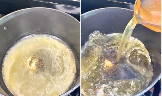 Add the Broth and Vegetables