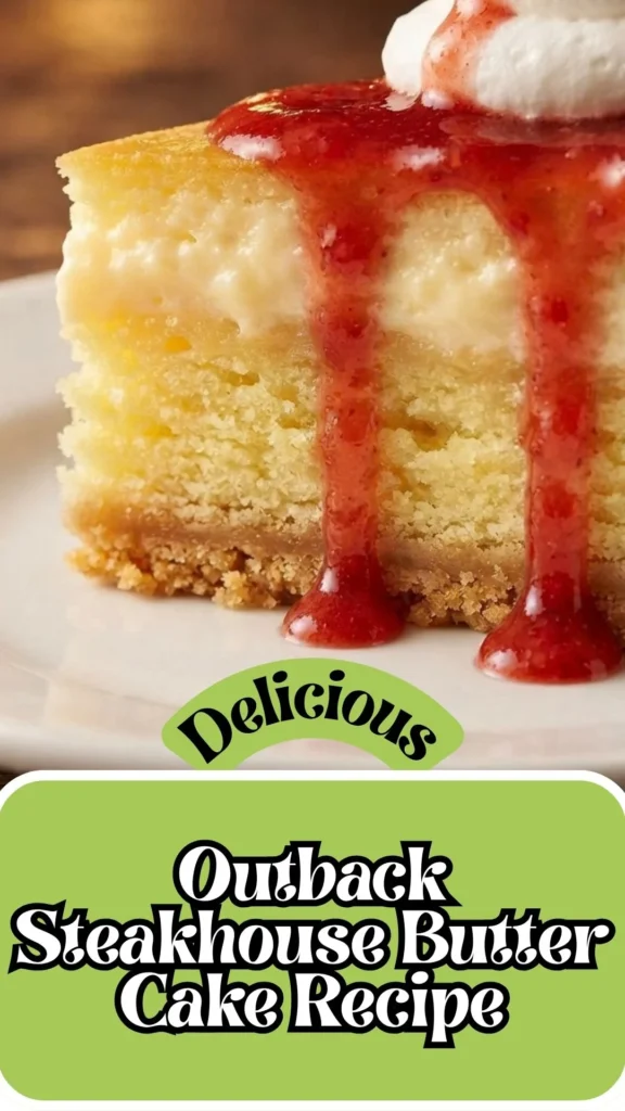 Delicious Outback Steakhouse Butter Cake