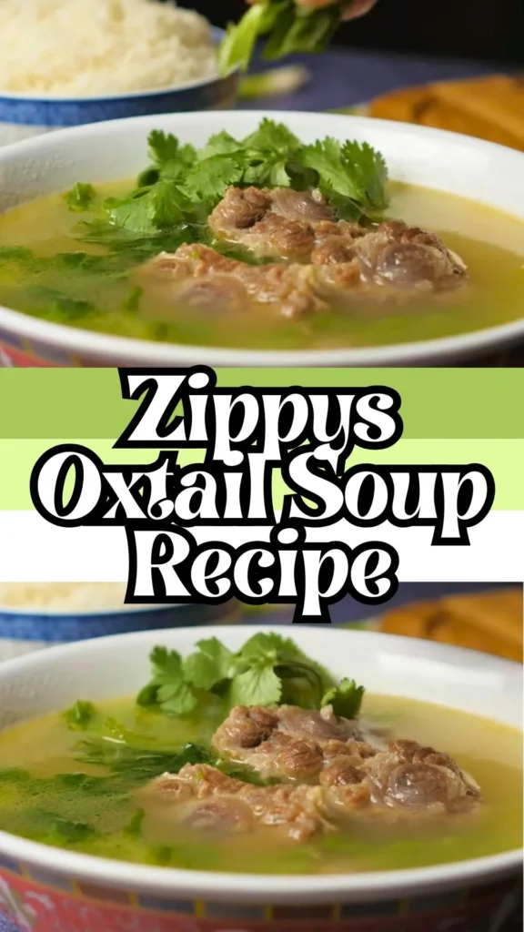 Delicious Zippys Oxtail Soup