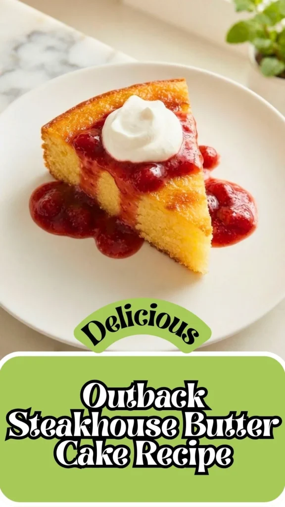 Enjoy this Outback Steakhouse Butter Cake