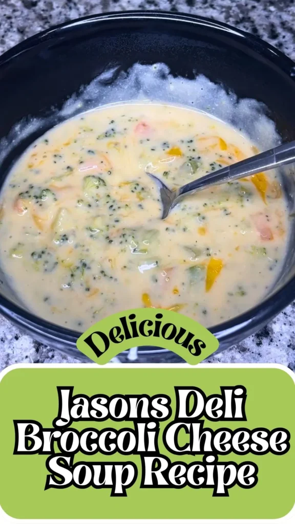 Jasons Deli Broccoli Cheese Soup