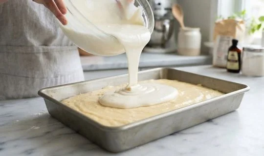 Make the Gooey Cream Cheese Layer