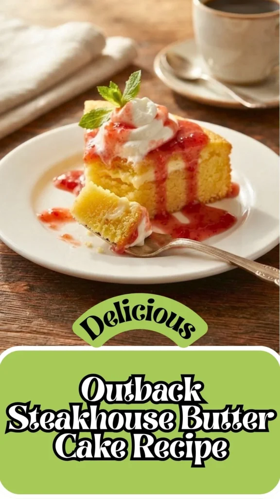 Outback Steakhouse Butter Cake at Home