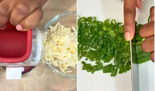 Prep the Cheese and Onions