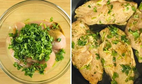 Sear the Chicken