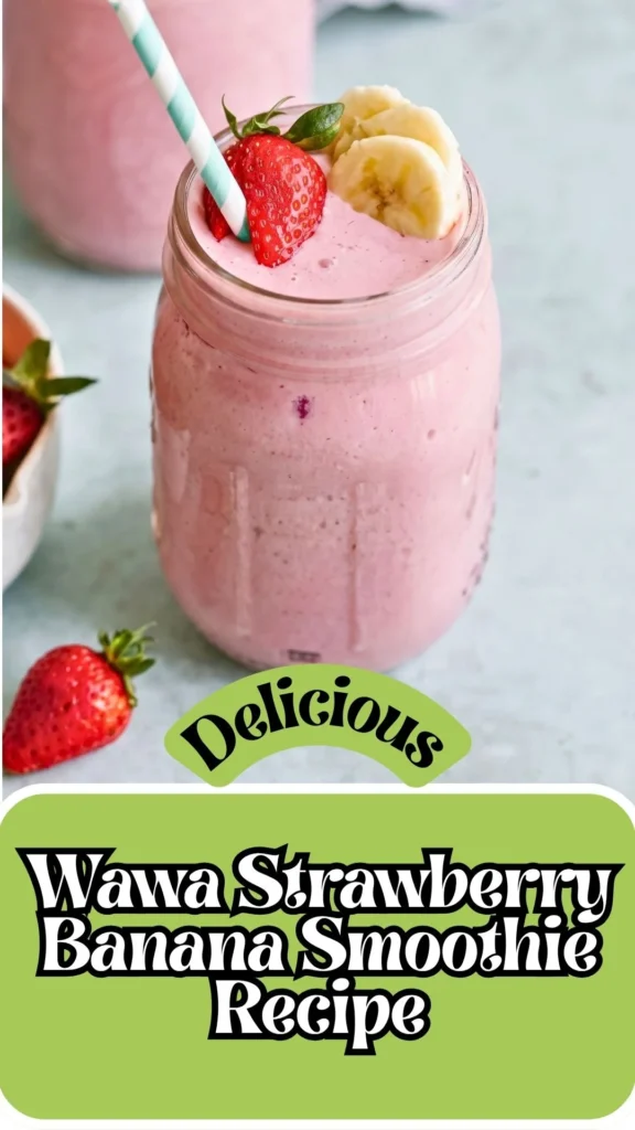 Wawa Strawberry Banana Smoothi