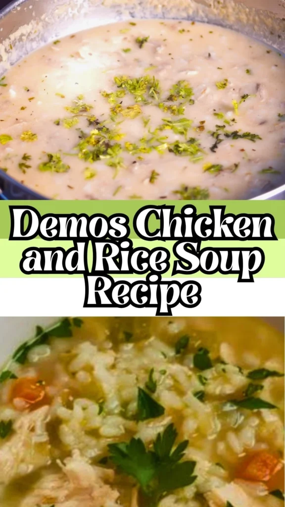 Delicious Demos Chicken and Rice Soup