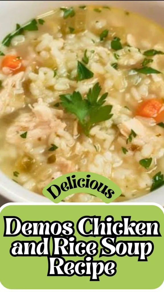 Demos Chicken and Rice Soup