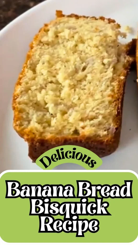 Enjoy this Banana Bread Bisquick