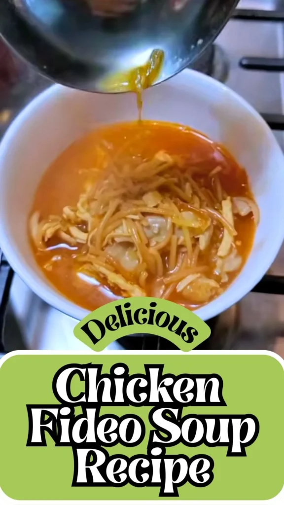 Enjoy this Chicken Fideo Soup