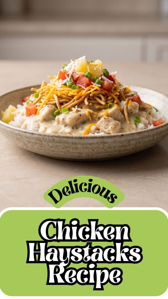 Enjoy this Chicken Haystacks
