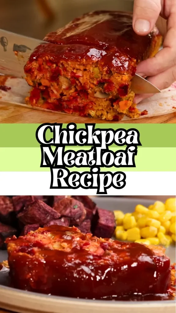 Enjoy this Chickpea Meatloaf