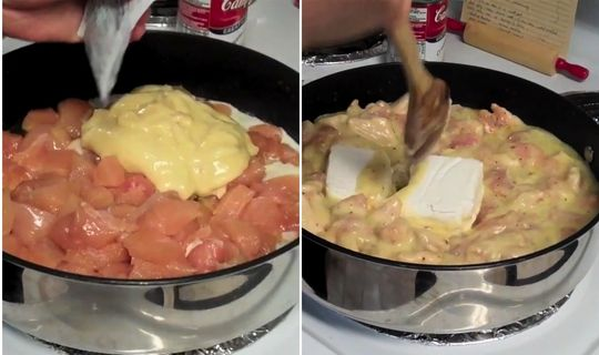 Stir in the Cream Cheese